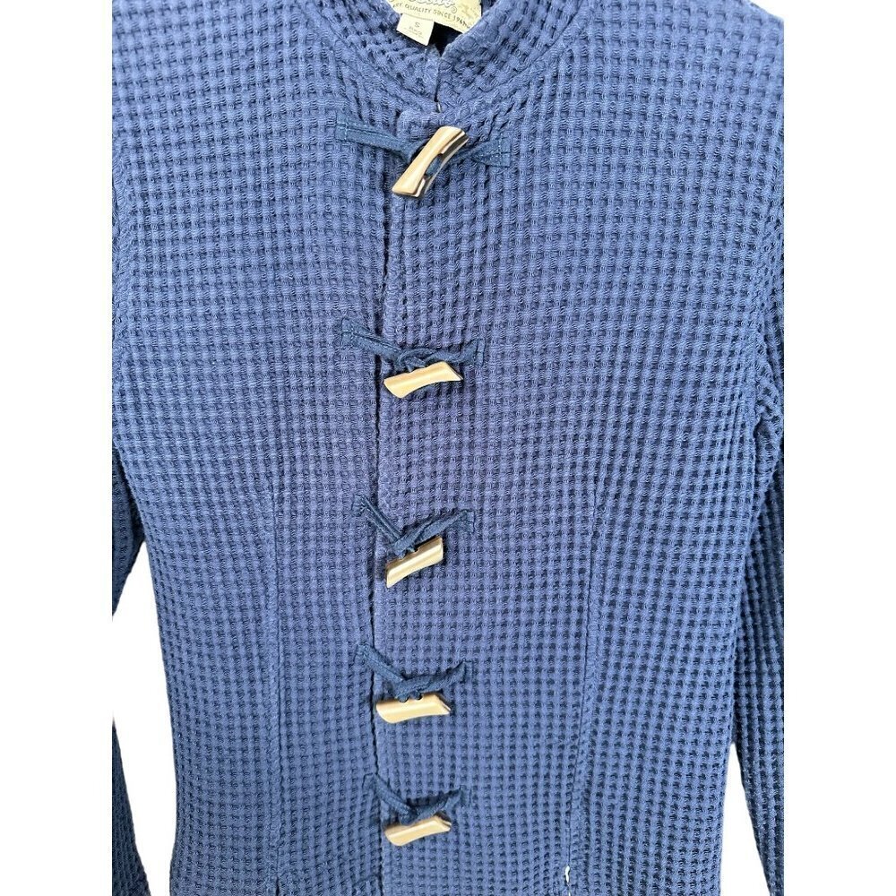 Cabelas, Waffle Weave, Toggle Closure Cardigan, S… - image 3